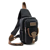 DF BAGSCHOOL - 人氣熱銷日雜推薦帆布款斜背包-共2色黑色