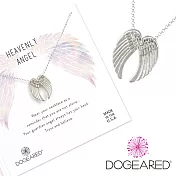 Dogeared heavenly angel 銀色天使翅膀項鍊 守護天使項鍊 附原廠盒