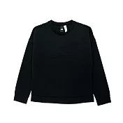 Adidas 女 SWEAT DN WV長袖針織上衣S黑