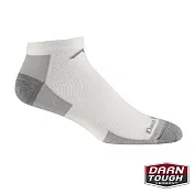 【美國DARN TOUGH】男羊毛襪NO SHOW LIGHT越野運動襪L(2入顏色隨機)