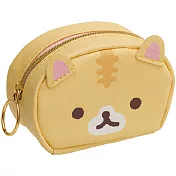 San-X 捲心奶油貓可愛生活系列迷你皮革收納包。奶油貓