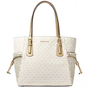 MICHAEL KORS 星星鏤空防刮托特包-香草白（現貨+預購）香草白