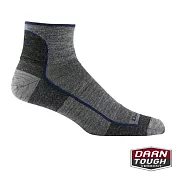 【美國DARN TOUGH】男羊毛襪1/4 SOCK LIGHT越野運動襪S(2入顏色隨機)