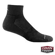 【美國DARN TOUGH】男羊毛襪VERTEX 1/4 SOCK ULTRA-LIGHT跑步襪M(2入顏色隨機)