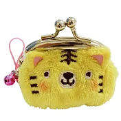 UNIQUE 動物樂園迷你珠扣零錢包 。小老虎