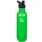 美國Klean Kanteen不鏽鋼冷水瓶800ml春天綠-運動蓋
