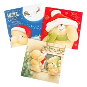 熊熊的祝福 耶誕盒卡3款共18入【Hallmark-卡片 聖誕節系列】