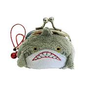 UNIQUE 動物樂園迷你珠扣零錢包 鯊魚哥