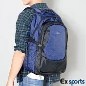 Ex-Sports亞克仕 後背電腦包-蜂巢網布-BOSS領航藍色
