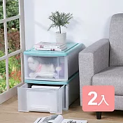 《真心良品》雅特抽屜式收納箱(35L)2入組 莓果紅