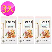 (3入組)LOLE’S 杏仁雙重潤膚保濕去角質機能皂 150g-代理商公司貨