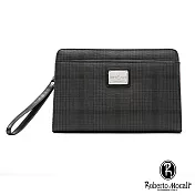 Roberto Mocali - 義大利諾貝兔精英配皮千鳥紋手拿包