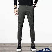 <現貨+預購>小窄管修身休閒長褲 五色-HeHa-31（軍綠色）