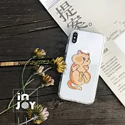 INJOYmall for iPhone 7+ / 8+ 貼玻璃俏皮貓 防摔耐震 亮面手機殼 保護殼