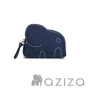 aziza 小象零錢包-藍