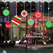 時尚壁貼 - 彩色水晶球吊飾