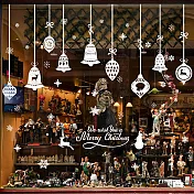 時尚壁貼 - 雪花鈴鐺吊飾