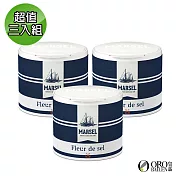 【皇嘉Oro Bailen】比利時藍舶海藏鹽之花超值3入組