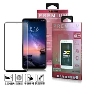 Xmart for 紅米Note 6 Pro 超透滿版 2.5D 鋼化玻璃貼-黑