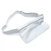 DF Queenin流行 - 台灣製專利橫式隱型貼身防盜腰包一入灰