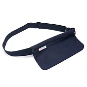 DF Queenin流行 - 台灣製專利橫式隱型貼身防盜腰包一入藍