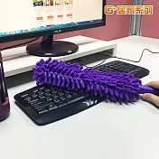 G+ 居家 3入組超細纖維絨毛除塵撢子(桌上輕巧型)紫x3