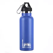犀牛RHINO Vacuum Bottle雙層不鏽鋼保溫水壺500ml-四色可選莓藍