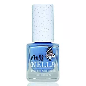 英國 【Miss NELLA】 兒童水性可撕式安全指甲油-鈴鐺藍 MM12 (4ml)