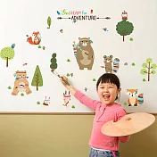 時尚壁貼 - 北歐風森林