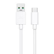 OPPO 原廠DL129 Type-C充電線,支援VOOC 5V/4A閃充 (密封裝) 單色