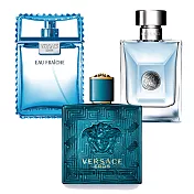 VERSACE 凡賽斯 超值男香5ml 3入組(雲淡風輕+經典男+艾諾斯‧愛神)