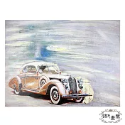 御畫房 手繪無框油畫-風馬雲車 90x120cm(客製商品)