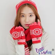 LAVARE 帽圍 青花瓷紋紅