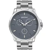 No.91 三眼多功能系列不鏽鋼手錶 / NO-9102