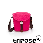 tripose MEMENTO系列微皺尼龍輕量防潑水郵差包 桃