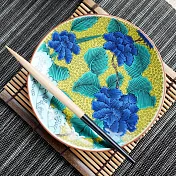 【東京食器】九谷燒 土坡牡丹豆皿