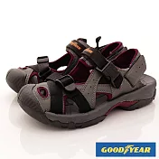 【GOODYEAR】戶外運動涼鞋款-MS83668灰紅--(24-29cm)JP24灰紅