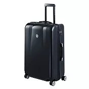 【BENTLEY】28吋 PC+ABS 蜂巢纹拉鍊款輕量行李箱 -黑