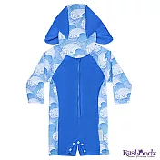 澳洲 RASHOODZ 兒童抗UV防曬連身泳衣附遮陽帽 (衝浪男孩)12-24個月