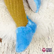 英國 POCONIDO 手工嬰兒絨絨鞋 (天空藍)12-18個月