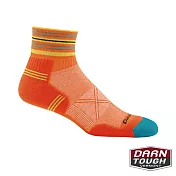 【美國DARN TOUGH】男羊毛襪Coolmax® Vertex 1/4 Ultra-Light Cushion跑步襪M(2入顏色隨機)