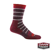 【美國DARN TOUGH】男羊毛襪Via Ferrata Micro Crew Cushion健行襪M(2入顏色隨機)
