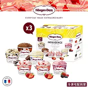 哈根達斯 全新超人氣經典口味迷你杯18入組(草莓X6/香草/巧克力/淇巧/野莓各3)
