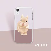INJOYmall for iPhone X 療癒兔兔透明防摔手機殼 保護殼