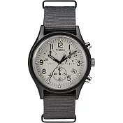 TIMEX 天美時 MK1 Chrono系列 三眼計時潮流軍錶 (灰 TXTW2T10900)