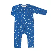 比利時 Trixie-有機棉長袖連身衣(86-92cm)-藍莓冰沙