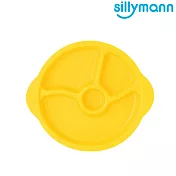 【韓國sillymann】100%鉑金矽膠防滑幼兒學習餐盤黃色