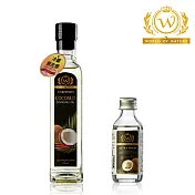 【生酮飲食必備】W特級冷離原生態香水椰子油60ml+ W優質冷離原生態烹飪椰子油250ml
