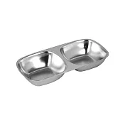 Mahobin魔法瓶 304不鏽鋼小菜/醬料碟-雙格