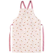 San-X 懶妹蜂蜜小熊的粉彩花園系列圍裙。粉紅